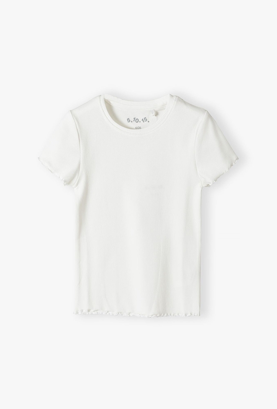 T- shirt dziewczęcy w prążki - 5.10.15.