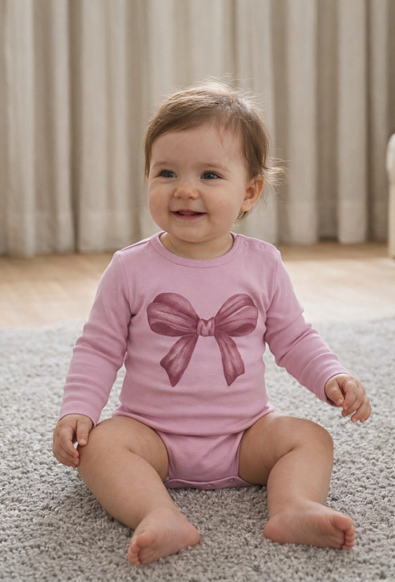 Body niemowlęce z długim rękawem