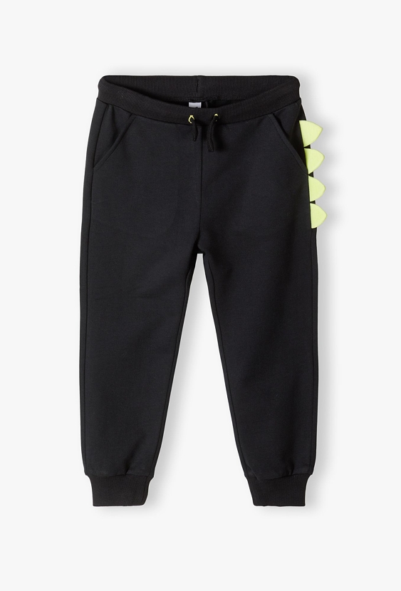 Czarne spodnie dresowe - Dino - regular - 5.10.15.