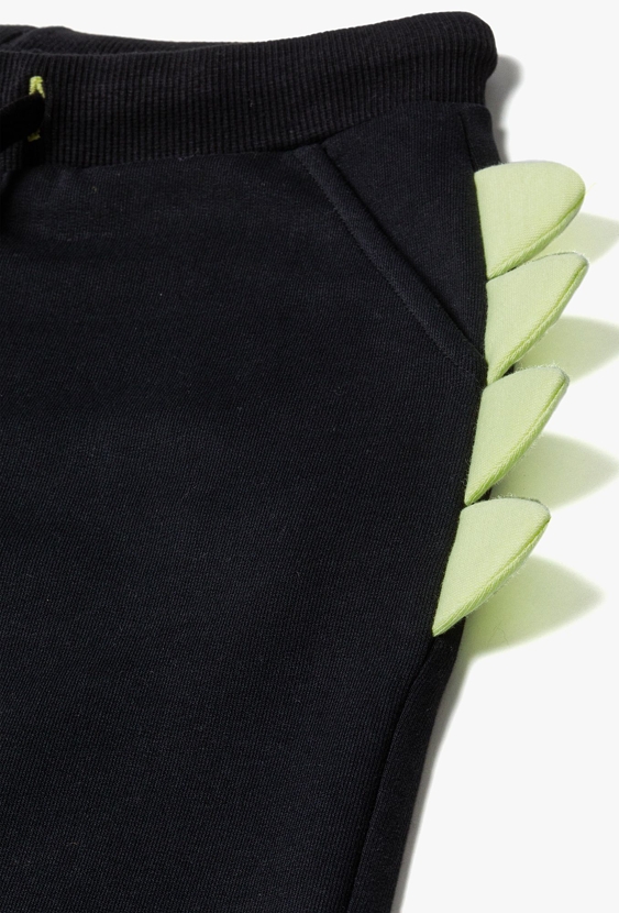 Czarne spodnie dresowe - Dino - regular - 5.10.15.