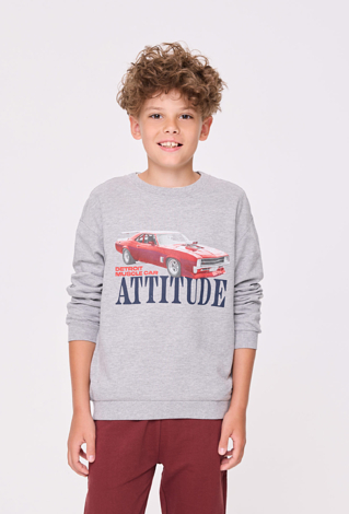 Bluza chłopięca z nadrukiem retro
