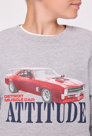 Bluza chłopięca z nadrukiem retro