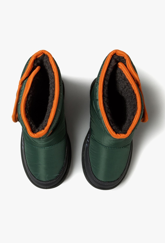 Buty zimowe - śniegowce dla chłopca - zielone - 5.10.15.