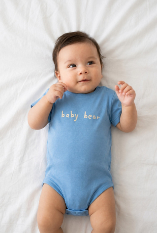 Body niemowlęce z krótkim rękawem Baby Bear