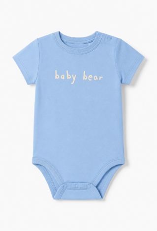 Body niemowlęce z krótkim rękawem Baby Bear