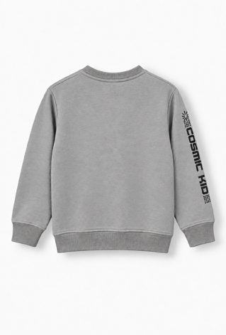 Bluza dresowa dla chłopca- szara z robotem