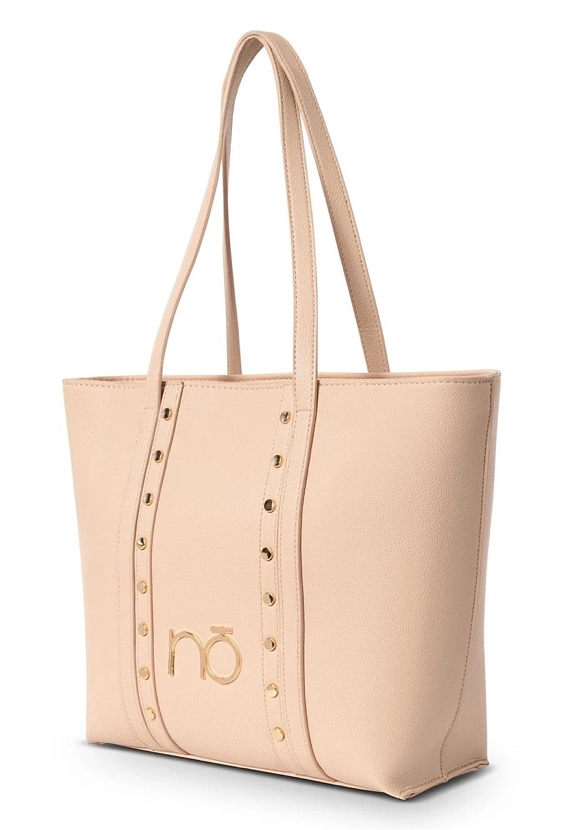 Shopperka z metalowymi nitami NOBO