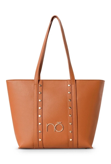 Shopperka z metalowymi nitami NOBO