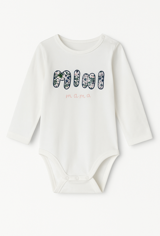 Body niemowlęce z nadrukiem 