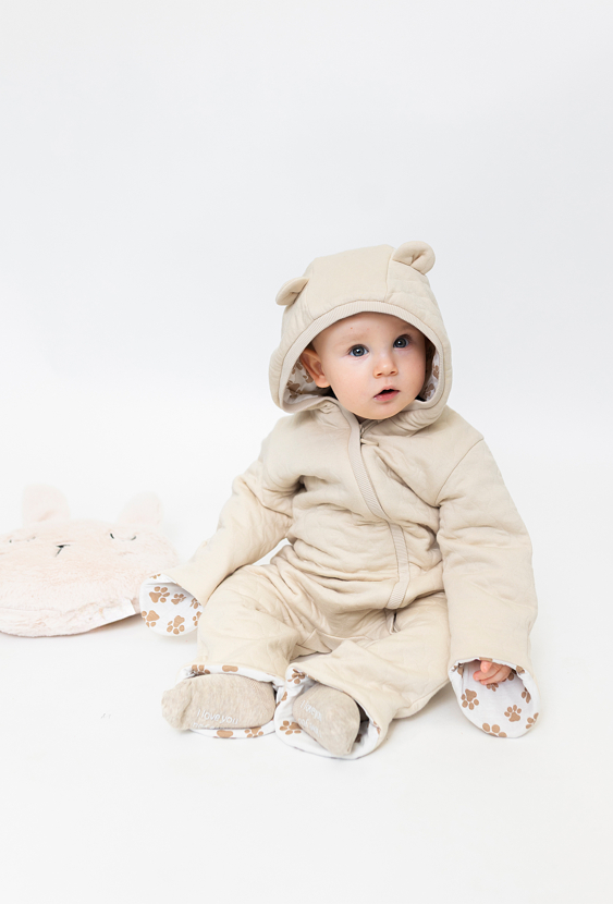 Kombinezon przejściowy niemowlęcy z uszkami