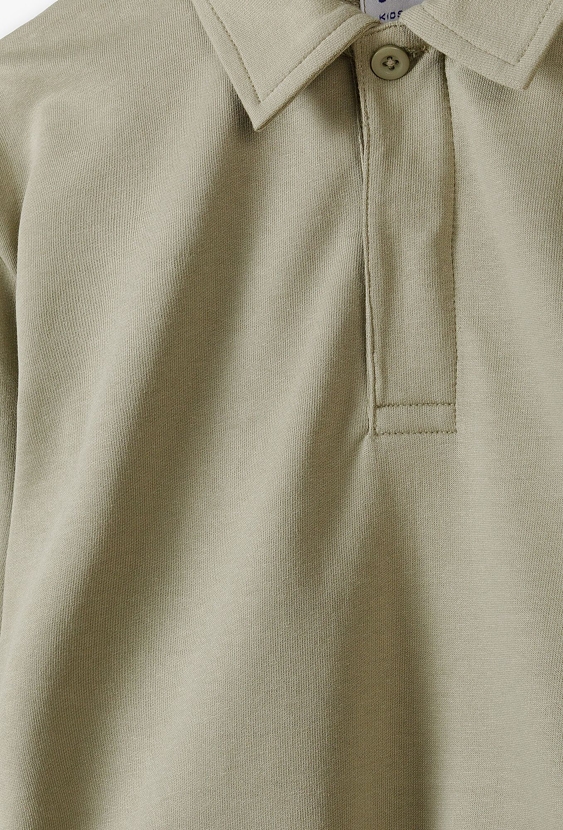 Dzianinowa dresowa bluza z kołnierzykiem - 5.10.15.