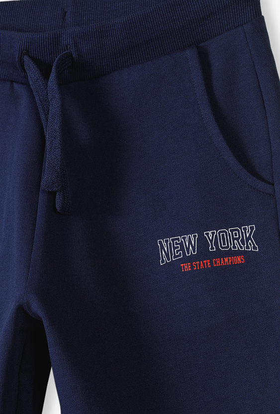 Spodnie dresowe chłopięce „New York”  z nadrukiem