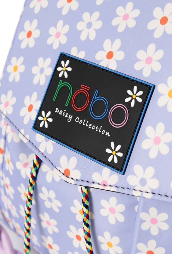 Plecak tekstylny NOBO Daisy w stokrotki