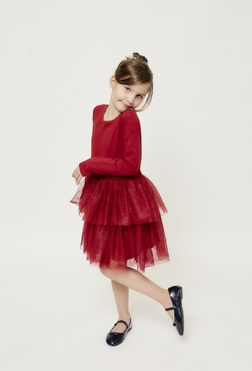 Czerwona sukienka dla dziewczynki - 5.10.15.