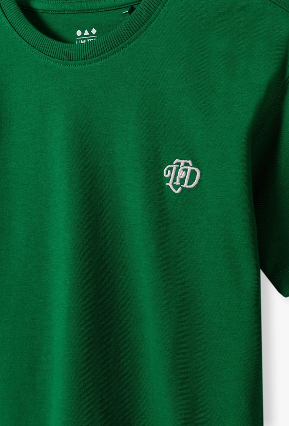 Różowy i zielony t-shirt dla dziewczynki - 2pak