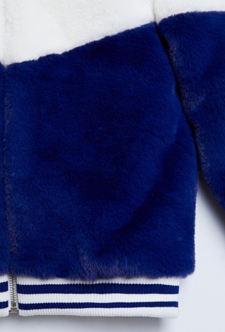 Ciepła bluza dziewczęca z kapturem