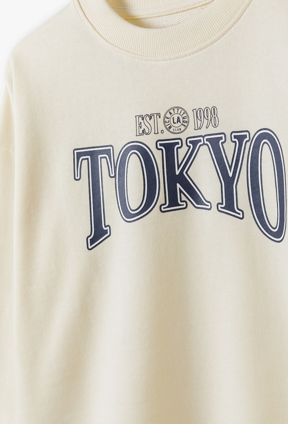 Bluza dresowa dla dziewczynki - Tokyo - Lincoln&Sharks