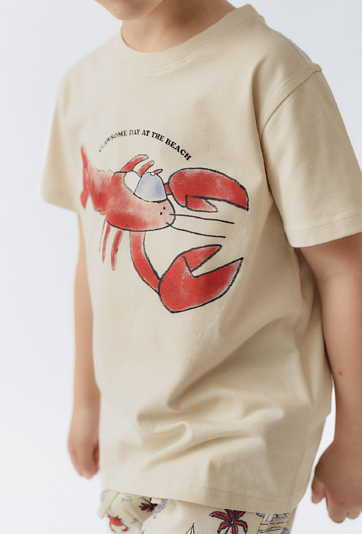 T-shirt chłopięcy z homarem