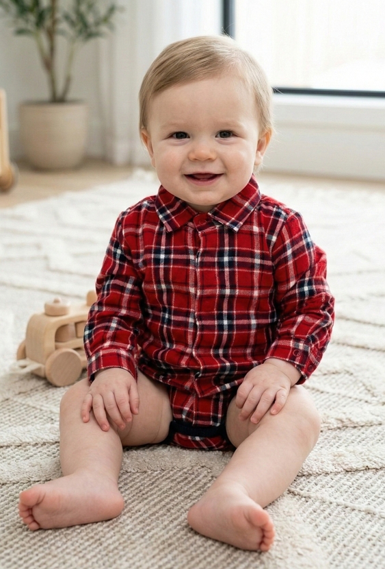 Body koszulowe w kratę