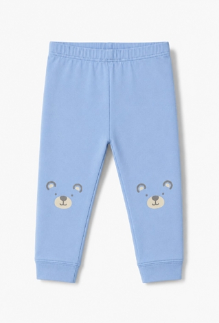 Legginsy niemowlęce z nadrukiem misia