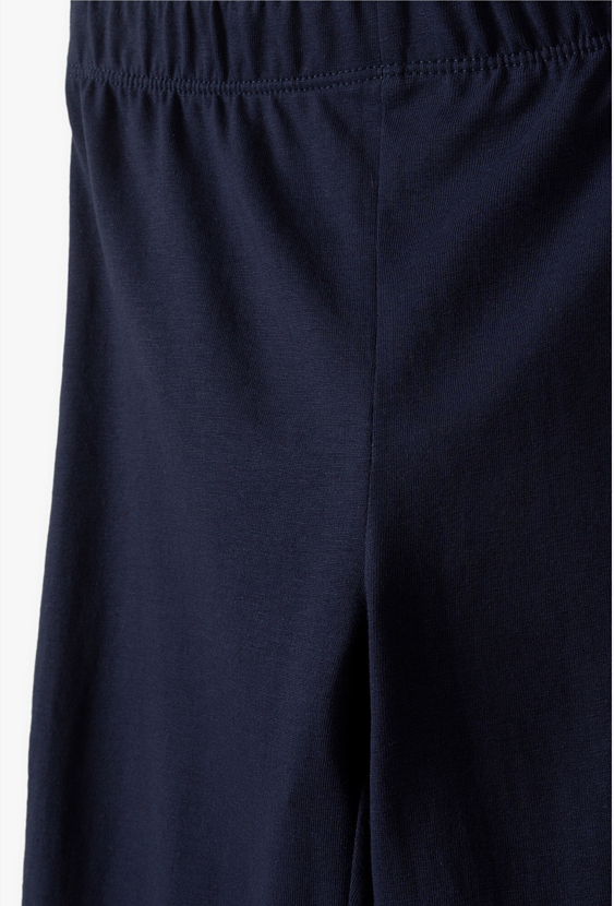 Legginsy dziewczęce z rozszerzaną nogawką