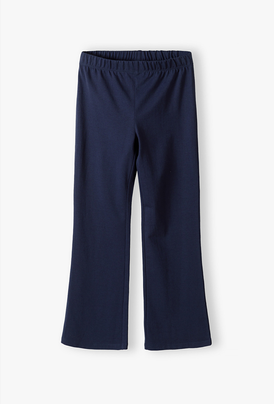 Legginsy dziewczęce z rozszerzaną nogawką