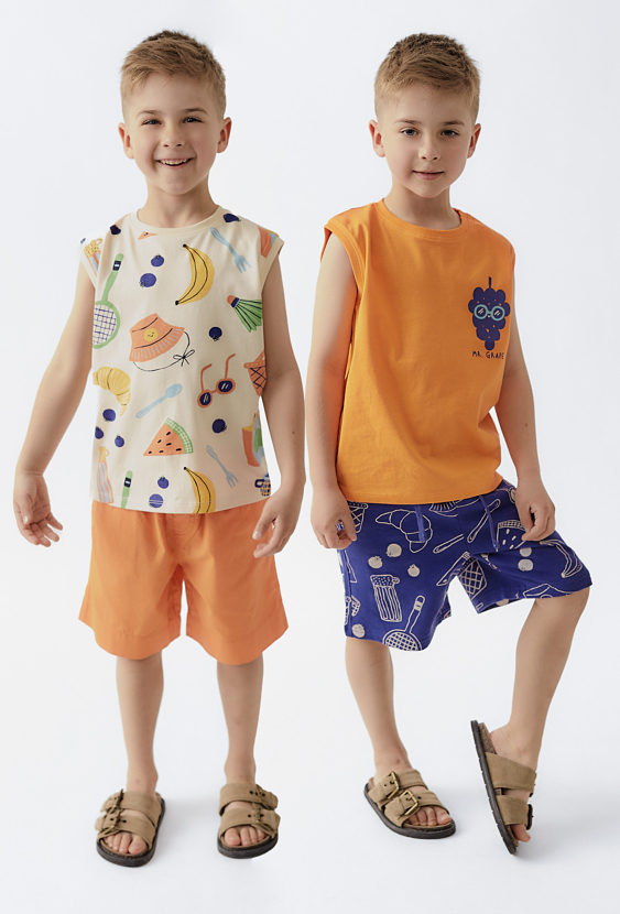 Bawełniane koszulki bez rękawów - 2-pak