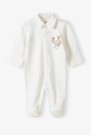 Pajacyk niemowlęcy z kołnierzykiem