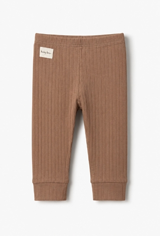 Legginsy niemowlęce z dekoracyjną naszywką