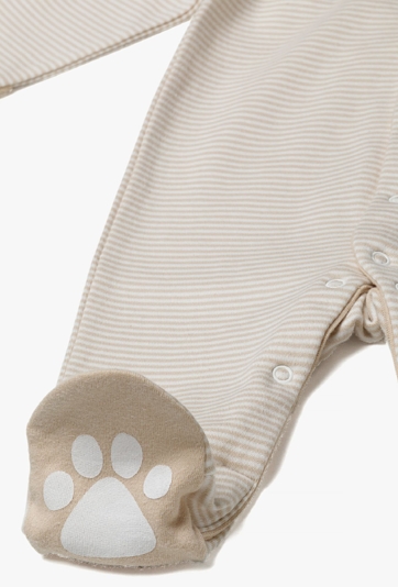 Pajacyk niemowlęcy ze stópkami