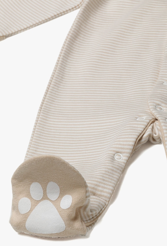 Pajacyk niemowlęcy ze stópkami