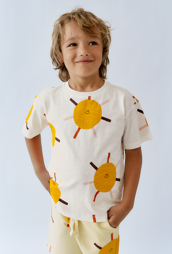 T-shirt chłopięcy z nadrukiem