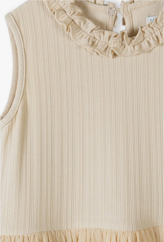 Sukienka dziewczęca bez rękawów