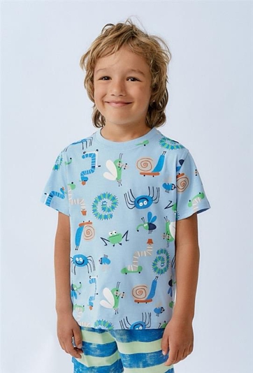 Bawełniany t-shirt z zabawnym nadrukiem