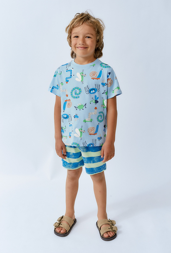 Bawełniany t-shirt z zabawnym nadrukiem