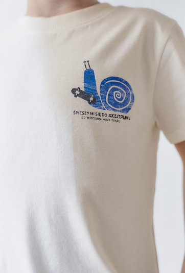 Bawełniany t-shirt z nadrukiem