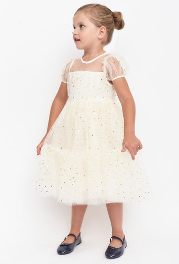 Sukienka z krótkim rękawem dla dziewczynki - 5.10.15.