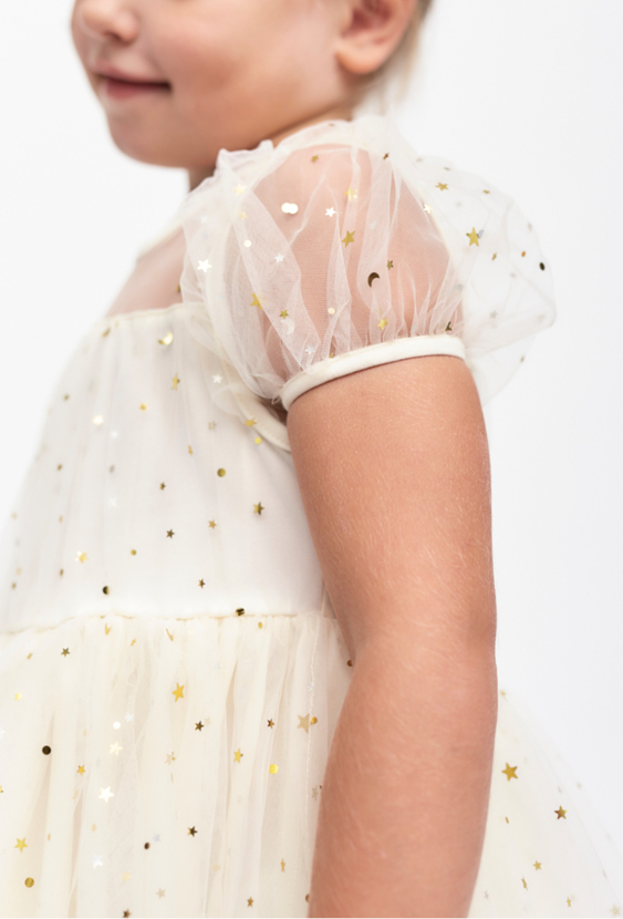 Sukienka z krótkim rękawem dla dziewczynki - 5.10.15.