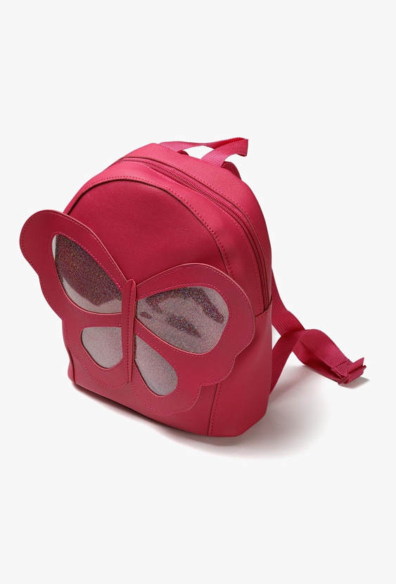Plecak dziewczęcy z motylkiem