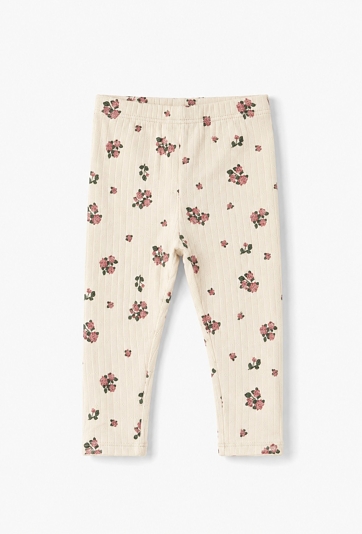 Legginsy niemowlęce w róże