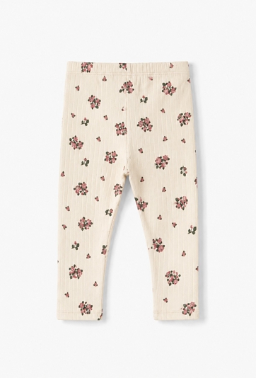 Legginsy niemowlęce w róże