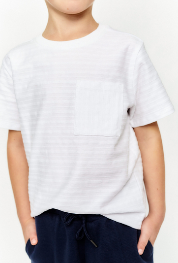 Biały T-shirt chłopięcy