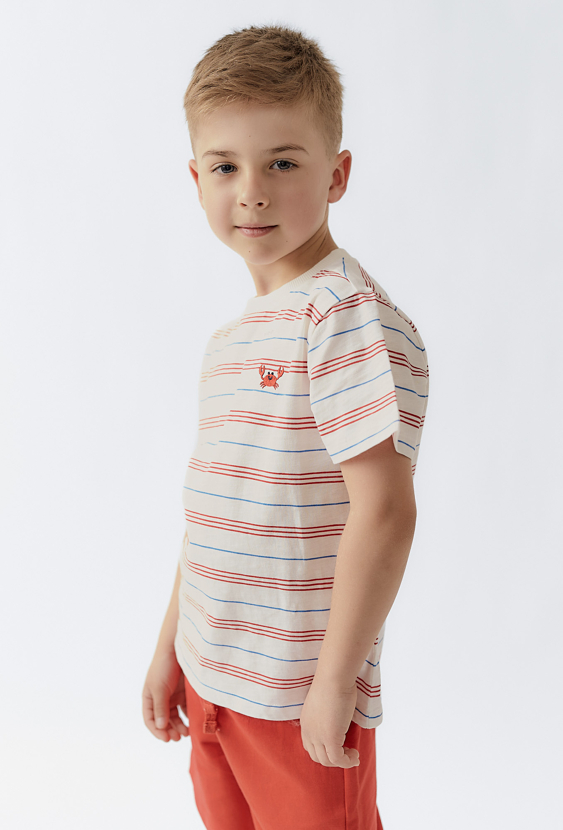 Chłopięcy t-shirt w paski