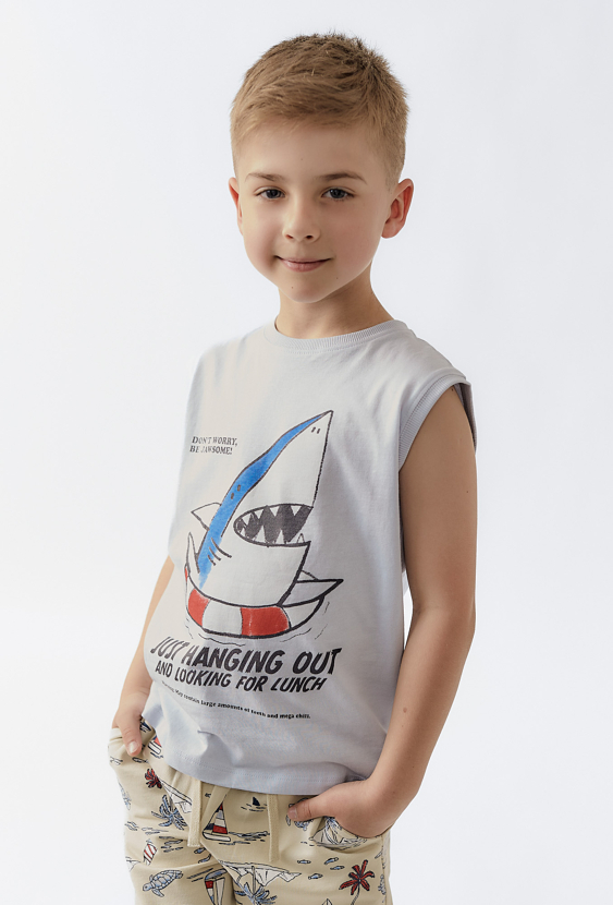 Koszulka chłopięca bez rękawów