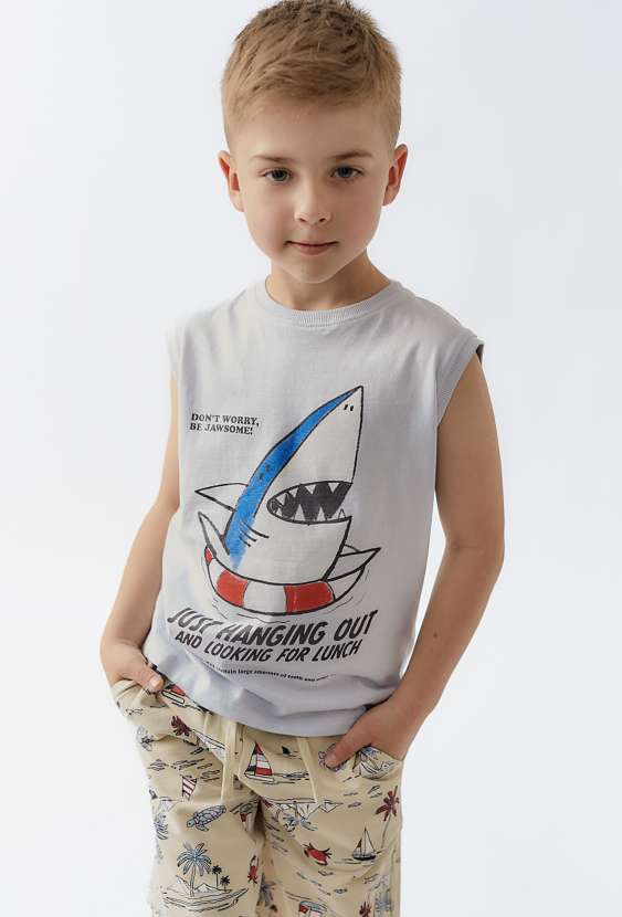 Koszulka chłopięca bez rękawów