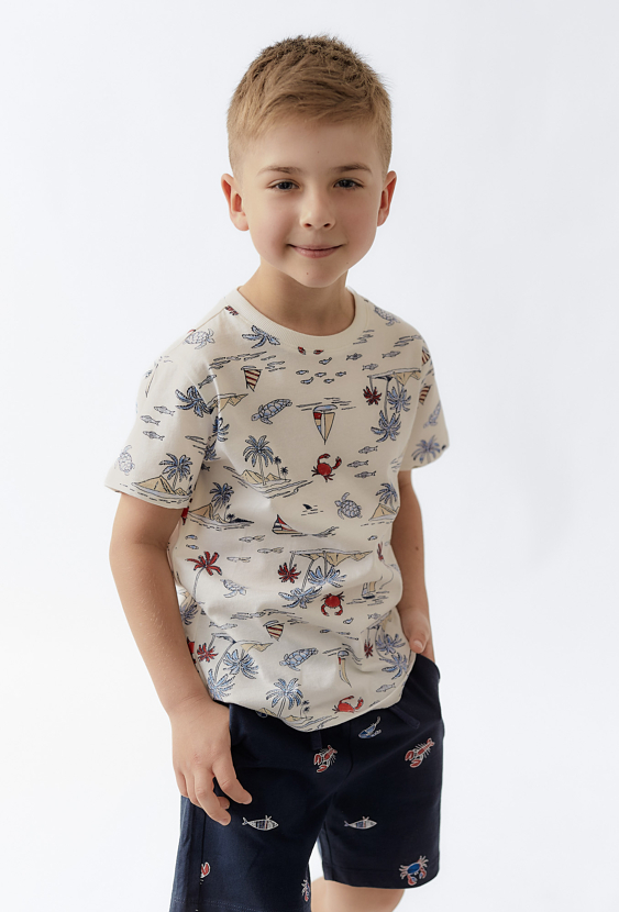 T-shirt chłopięcy z nadrukiem