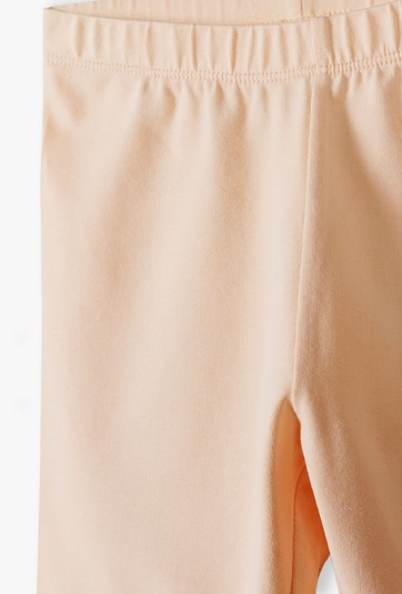 Dzianinowe leginsy z kwiatkami na kolanach - 5.10.15.