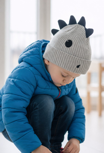 Czapka zimowa dinozaur - 5.10.15.