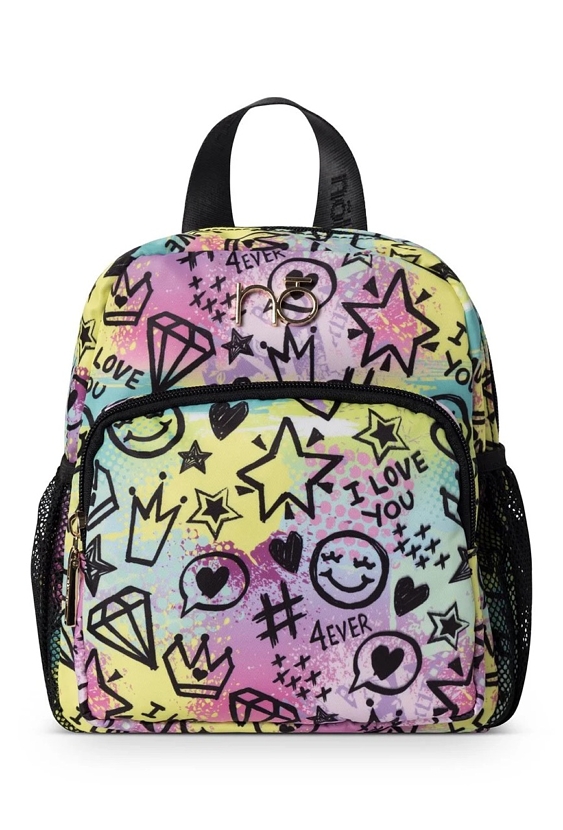 Tekstylny plecak z printem Nobo