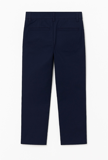 Chinosy chłopięce granatowe